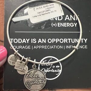 Alex and Ani Silver Inspirational Bracelet